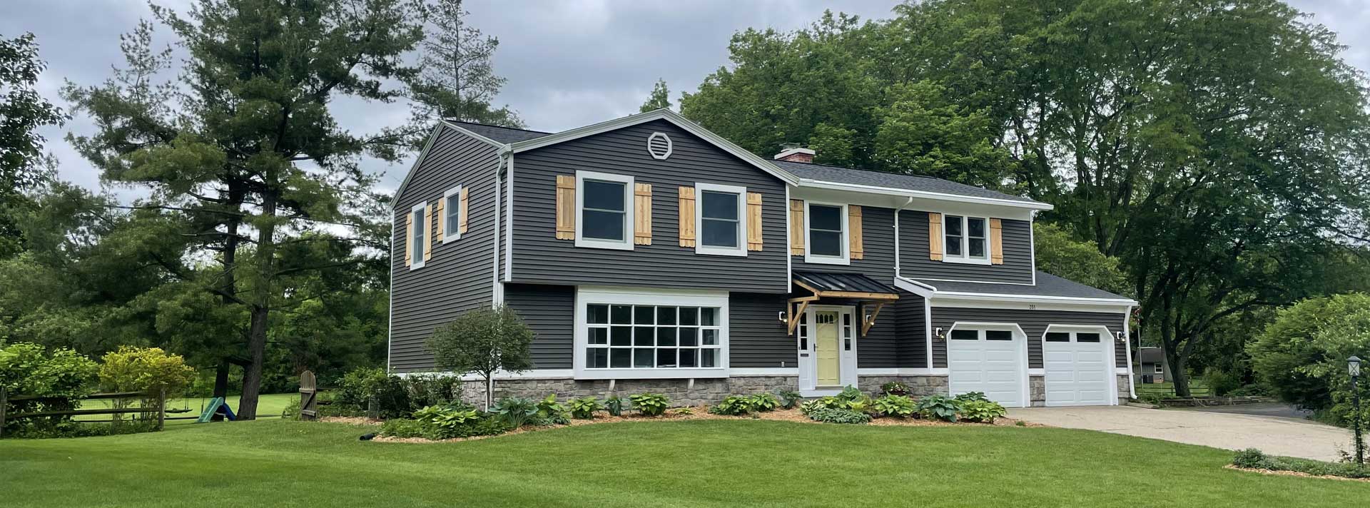 Kirk House New Siding